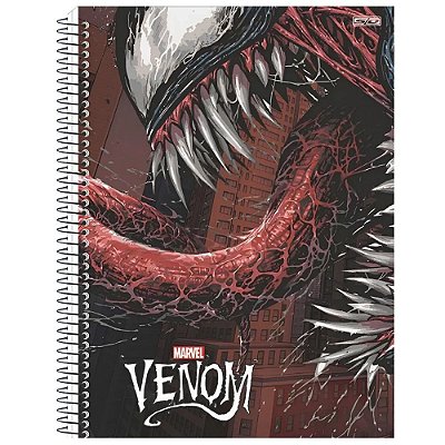 Caderno Venom Inimigo - 160 Folhas - São Domigos