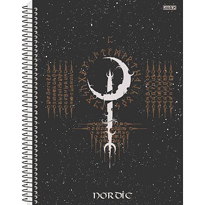 Caderno Nordic Símbolo - 160 Folhas - São Domingos