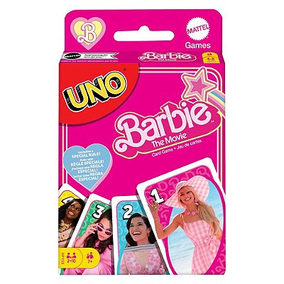 Jogo de Cartas Uno Barbie O Filme - Mattel