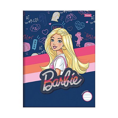 Caderno de Caligrafia Barbie - 40 Folhas - Foroni