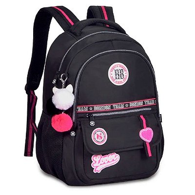 Mochila De Costas Rebecca Bonbon College Preto - Clio Style