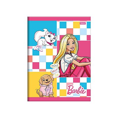 Caderno Brochura 1/4 Barbie - Bonjour - Foroni