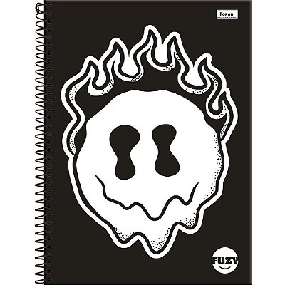 Caderno Fuzy Smile - 240 Folhas - Foroni