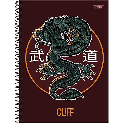 Caderno Universitário Cliff - Dragão - 320 Folhas - Foroni