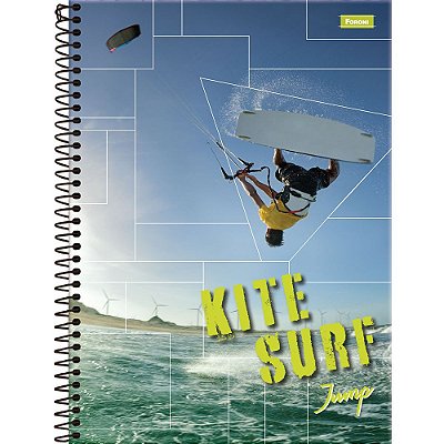 Caderno Jump - Kite Surf - 1 Matéria - Foroni