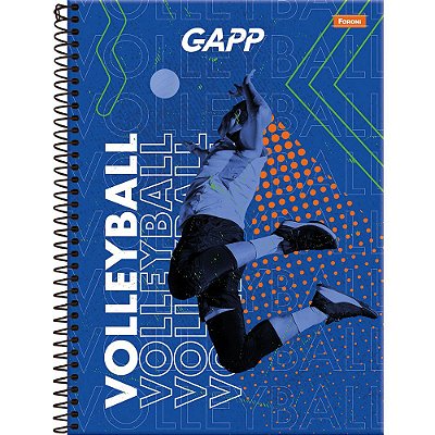 Caderno Gapp Volleyball - 80 Folhas - Foroni