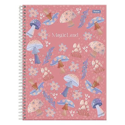 Caderno Magic Land - Magic - 160 Folhas - Foroni