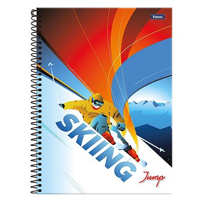 Caderno Jump - Skiing - 20 Matérias - Foroni