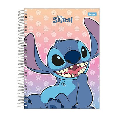 Caderno Colegial Stitch - Stitch - 160 Folhas - Foroni