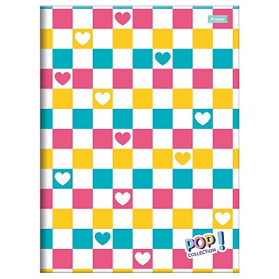 Caderno Brochura Pop Collection - Quadriculado - 48 Folhas - Foroni