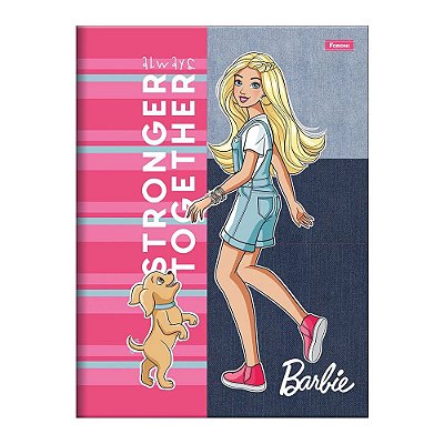 Caderno Brochura Barbie - Always - 80 Folhas - Foroni