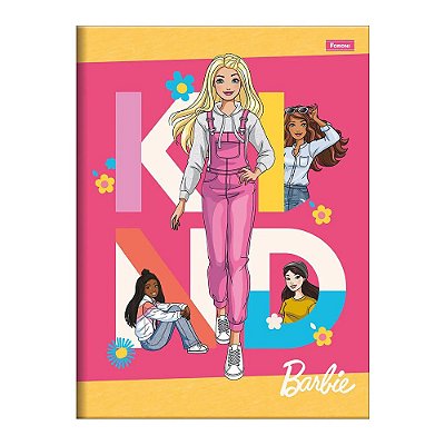 Caderno Brochura Barbie - Kind - 80 Folhas - Foroni