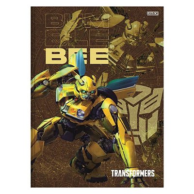 Caderno Transformers Bumblebee - 80 Folhas - São Domingos