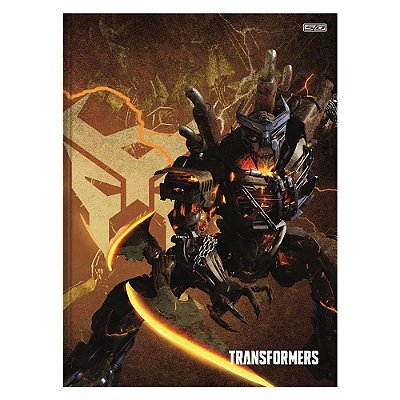 Caderno Transformers Fire - 80 Folhas - São Domingos