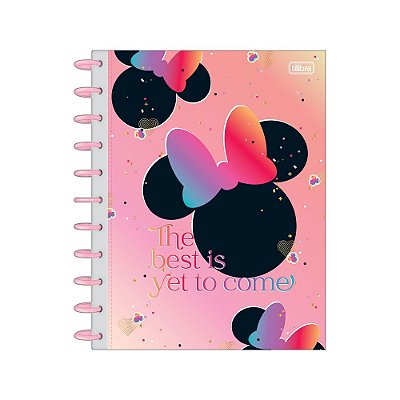 Caderno Colegial Tilidisco Minnie - 160 Folhas - Tilibra