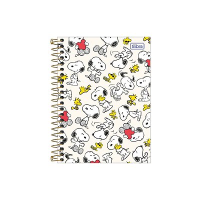 Caderneta Espiral Snoopy 1/8 - 80 Folhas - Love - Tilibra