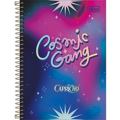 Caderno Capricho - Cosmic Gang - 80 folhas - Tilibra