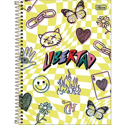 Caderno Capricho Libertad - 10 Matérias - Tilibra