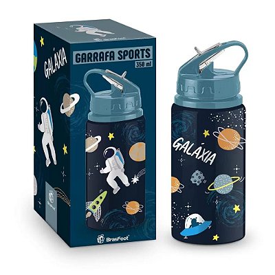 Garrafa Sports - 350ml - Astronauta - Brasfoot