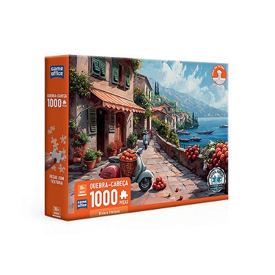 Quebra-Cabeça - Riviera Italiana - 1000 Peças - Game Office