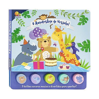 Livro Brincando com Sons: Aniversário do Ursinho - Todolivro