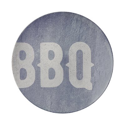 Prato Raso Stone BBQ em Porcelana Decorada - 28cm - Tramontina
