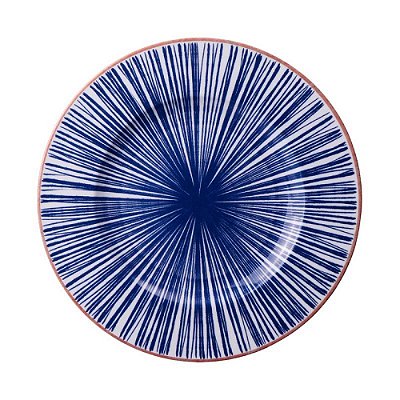 Prato Raso Abstratta em Porcelana Decorada - 28cm - Tramontina