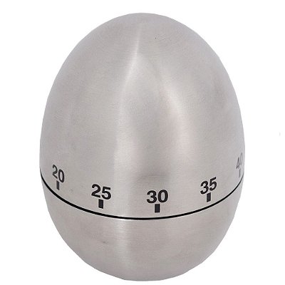 Timer de Cozinha Inox Ovo - Mimo Style