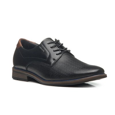 Sapato Social Legacy Masculino em Couro Preto - Pegada