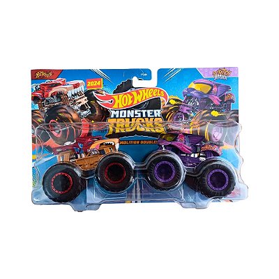 Hot Wheels Monster Trucks - Hotweiler VS Scratch Attack - Mattel