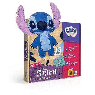 Boneco de Feltro Stitch - Coleção Fazendo Arte - Toyster