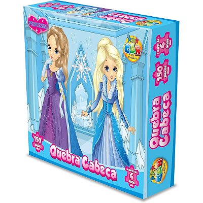Quebra-Cabeça Princesas - 150 Peças -  GGB