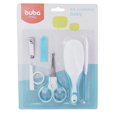 Kit Cuidados Baby Azul - 6 Peças - Buba