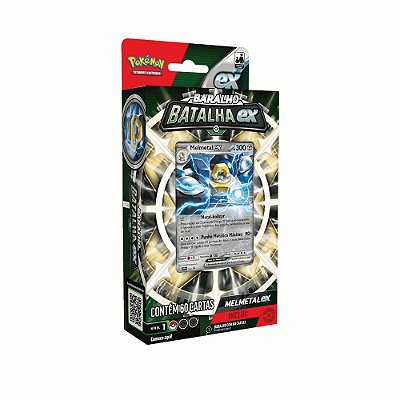 Baralho de Batalha Pokémon 60 Cartas - Melmetal Ex - Copag