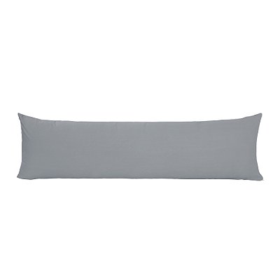 Fronha Colors para Travesseiro de Corpo - Gris - Lavive