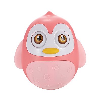 Boneco Pinguim Baby - Rosa - Nuga Baby