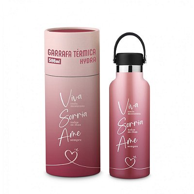 Garrafa Térmica Hydra - Viva e Sorria - Brasfoot