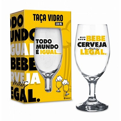 Taça Windsor Temas - Todo Mundo é Igual - 330ml - Brasfoot