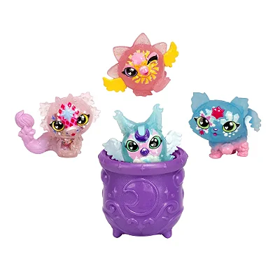 Kit com 4 Mini Bonecos Magic Mixies Minis - Candide