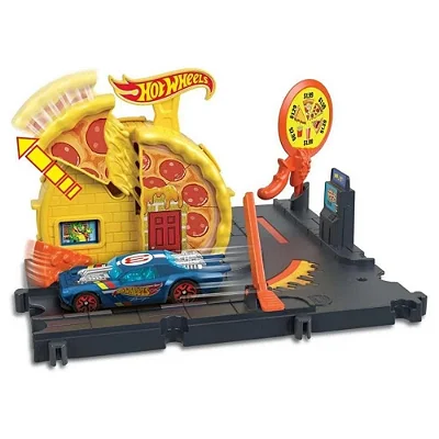 Hot Wheels City - Pista de Pizza Veloz - Mattel