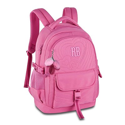 Mochila Rebecca Bonbon Soft com Matelassê Rosa - Clio Style