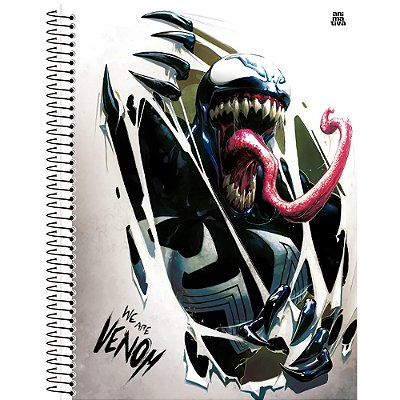 Caderno Venom Appearing - 80 Folhas - Animativa