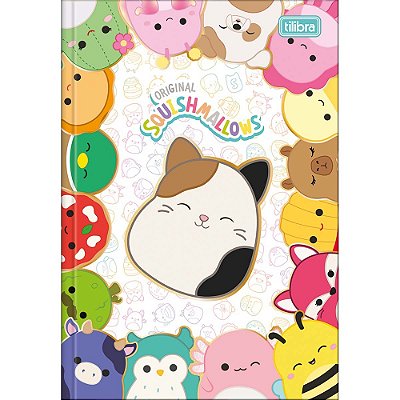 Caderno Brochura 1/4 Squishmallows - Cat - 80 Folhas - Tilibra