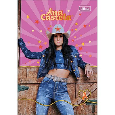 Caderno Brochura Capa Dura Ana Castela Poster - 80 Folhas - Tilibra