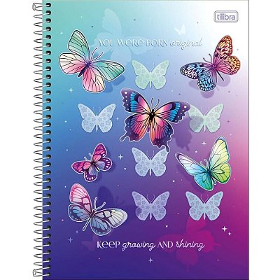 Caderno Daisy - Shining - 1 Matéria - Tilibra