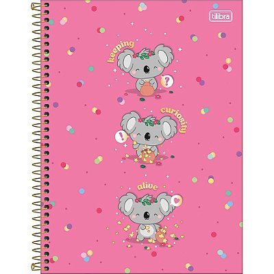 Caderno Espiral Mellow - Coala - 80 Folhas - Tilibra