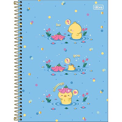 Caderno Espiral Mellow - Patinho - 80 Folhas - Tilibra
