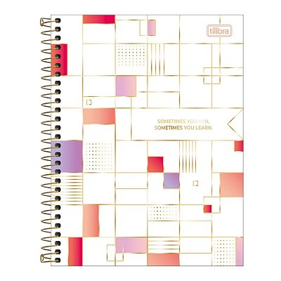 Caderno Capa Dura Universitário Midtown Sometimes - 80 Folhas - Tilibra