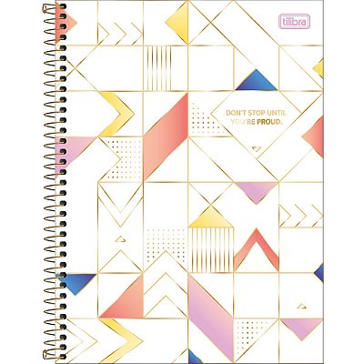 Caderno Capa Dura Universitário Midtown Until - 80 Folhas - Tilibra