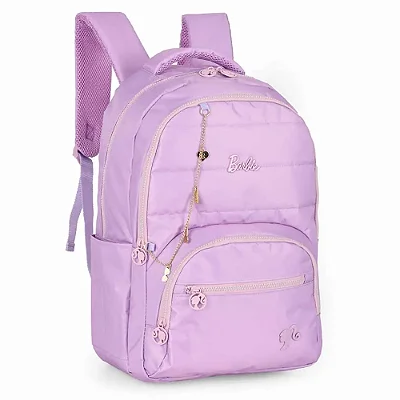 Mochila de Costas Barbie com Corrente - Lilás - Luxcel